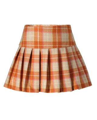 The Owl Tartan Skirt A23GN209W3062