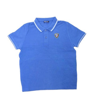 Blauer T-Shirt Polo Modell 21SBLKT02413