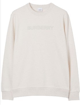 Burberry Crewneck Sweatshirt with Applied Logo 8068710