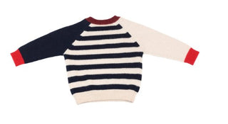 The Owl Striped Crewneck Sweater A20MA326EM220