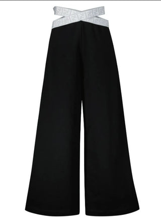 Fendi Pantaloni jogger a palazzo JFF288-5V0