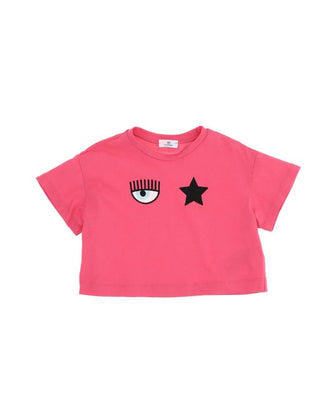 Chiara Ferragni Kurz geschnittenes T-Shirt 519601