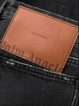 Palm Angels Jeans modello cinque tasche  con applicazioni PMYA033F23DEN0041010