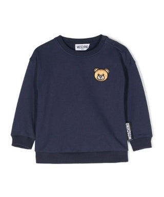 Moschino Crewneck Sweatshirt with Applied Symbol MTF03Q