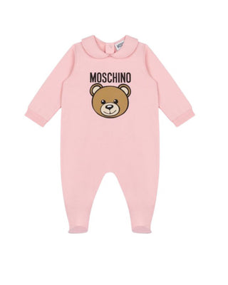 Moschino Teddy Bear Romper muy078 And Logo