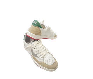 2bdodici jr.play-12 Logo Sneakers In Leather And Suede