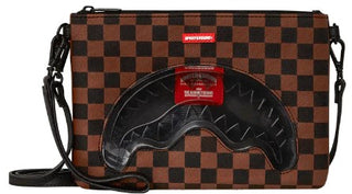 Sprayground Pochette CLEAR RUBBER SHARK CROSSOVER CLUTCH CON TRACOLLA 910B6515NSZ