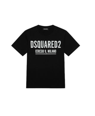 Dsquared2 Crewneck T-shirt with front logo DQ0728-D002F