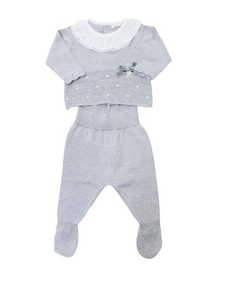 Doctor Kids Zweiteiliger Playsuit dk196 mit Rüschenkragen