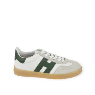 Hogan Sneakers H Laterale HXM6470FB600DZ - 748X In White/Green Leather