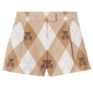 Burberry Shorts with Teddy patch 8069292