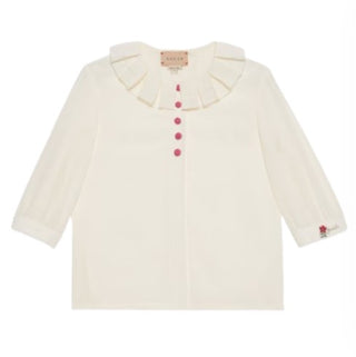 Gucci Pleated Collar Shirt 708739-ZAKPM