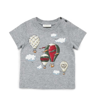 Gucci T-Shirt mit Rundhalsausschnitt und Aufdruck 336057X3590