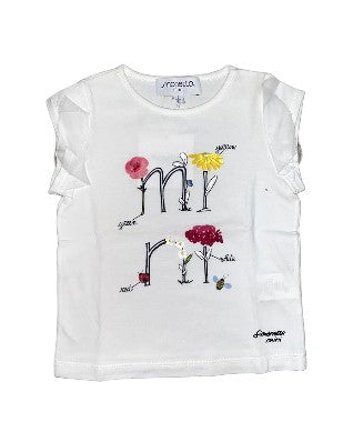 Simonetta T-shirt girocollo 2G8041