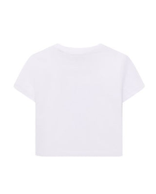 Burberry T-shirt girocollo con logo 8041053