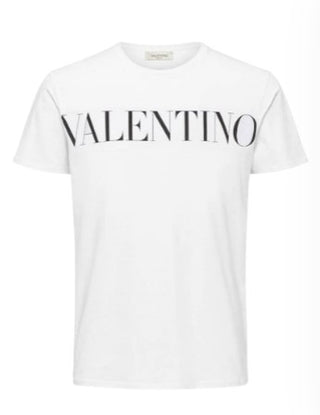 Valentino Garavani Crewneck T-shirt with Front Logo WV0MG-10W7SS