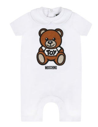 Moschino Strampler MIT BESTICKTEM TEDDY MMT01H MIT CLIPS