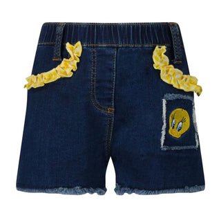 Monnalisa Shorts short jeans for baby girls 399410