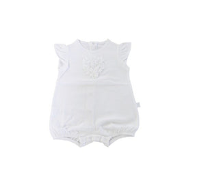 The Owl Romper with flowers to10cm0032 WITH CLIPS