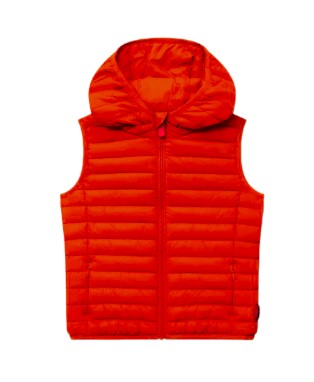 Save the Duck Kids' Hooded Vest j80649x