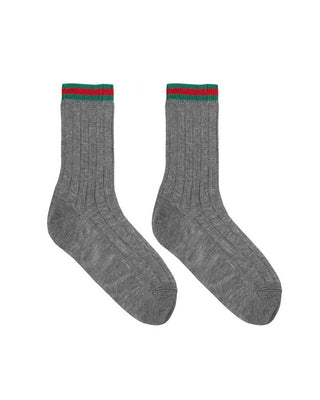 Gucci Socken mit Webdetail 750775-4K026 aus Baumwolle