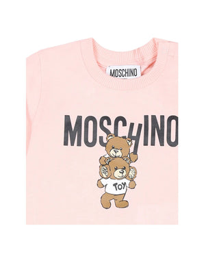 Moschino T-shirt A Maniche Lunghe MMO00R Con Stampa Teddy