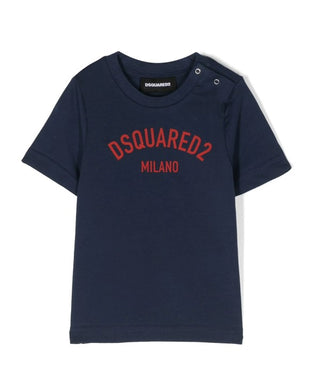 Dsquared2 T-shirt girocollo con logo stampato DQ1997-D00MV