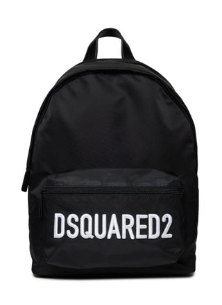 Dsquared2 Zaino con logo ricamato frontale DQ2359-D0A3M