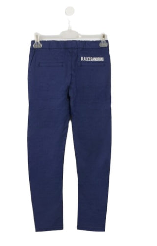 Daniele Alessandrini Cotton trousers with logo 1235P00097