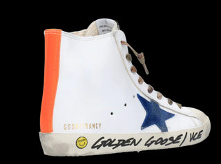 Golden Goose Sneakers a stivaletto gyf10764 con lacci e zip