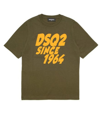 Dsquared2 T-Shirt mit aufgedrucktem Logo DQ1976-D00MV