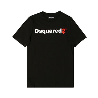 Dsquared2 T-Shirt mit Rundhalsausschnitt und Logo vorne DQ046T-D00XG