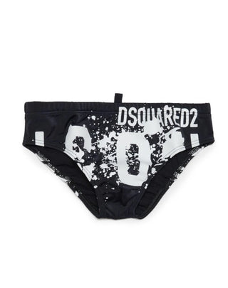 Dsquared2 Costume a slip con logo DQ2324-D000V