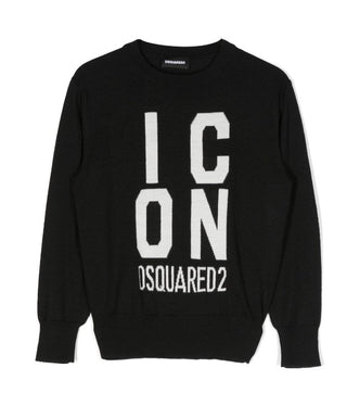 Dsquared2 Crewneck Sweater with Logo DQ2026-D003F