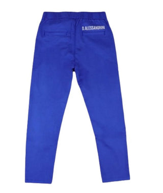 Daniele Alessandrini Cotton trousers with logo 1235P00097