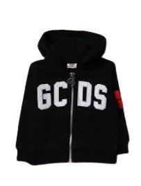 GCDS Felpa con zip e cappuccio 022500