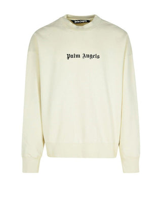 Palm Angels Crewneck Sweatshirt with Logo Print PMBA080C99FLE0010310