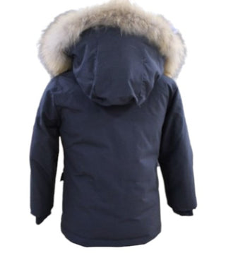 Canadian Giubbino modello parka con cappuccio con pelliccia GCM01-NK