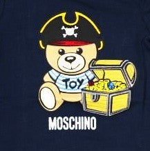 Moschino Strampler MIT PIRATENBÄR MUY03A MIT CLIPS