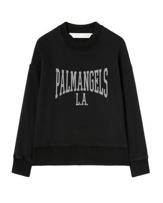 Palm Angels College Sweatshirt PWBA017F24FLE0011009 Crewneck