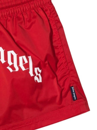 Palm Angels Boxer Swimsuit with Logo PBFA001S22FAB0012501