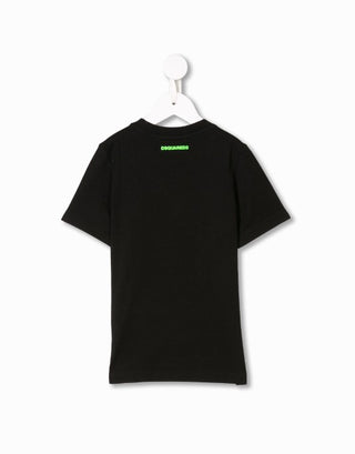 Dsquared2 T-Shirt mit Rundhalsausschnitt und Logo vorne DQ03FQ-D00MQ