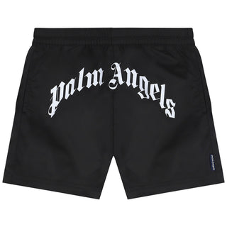 Palm Angels Boxer Swimsuit with Logo PBFA001S22FAB0012501