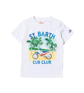 Mc2 Saint Barth T-shirt con stampa frontale TSH0001-00334D