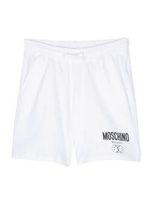 Moschino Shorts with printed logo HUQ01G