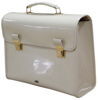 Escudama Patent Leather Briefcase Bag CATERINA