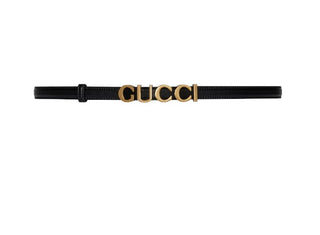 Gucci-Logo-Gürtel mit perforierten Löchern 7516000ya0g1000