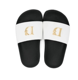 Dsquared2 Gold Initial Slippers 73705