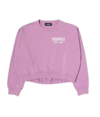 Dsquared2 Sweatshirt CROP SWEATSHIRT GIRL dq0727d002y