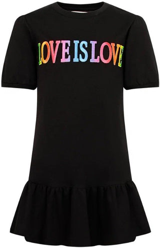 Alberta Ferretti 022155 Cotton Crew Neck Dress For Girls